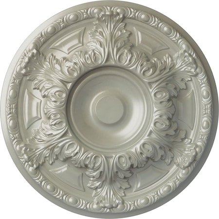 Ekena Millwork Granada Ceiling Medallion (Fits Canopies up to 7 1/8"), Hand-Painted Flash Copper, 19"OD x 1 1/2"P CM19GAFCS